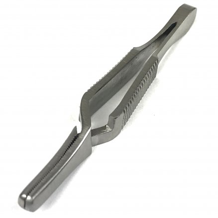 Клема "бульдог" по Dieffenbach, для кровоносних судин, зігнута SURGIWELOMED. Довжина 6 см